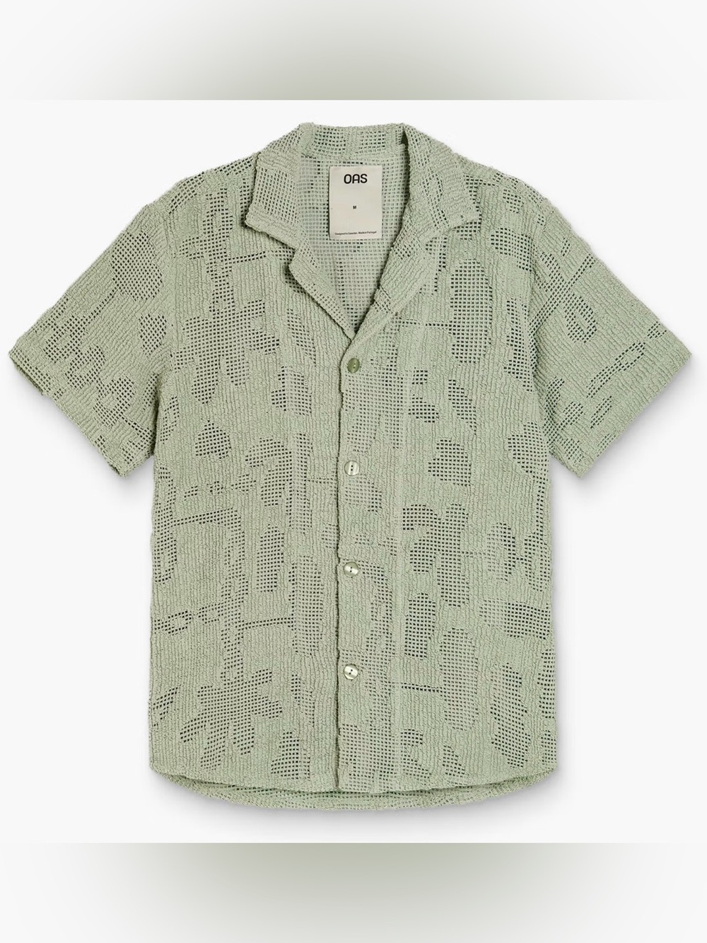 OAS Men's Short-Sleeve Button-Down Shirt